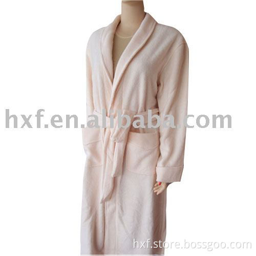 cotton coral fleece bathrobe